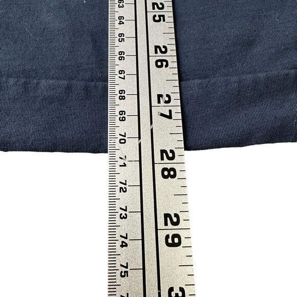 Rhone Essentials Lounge Henley Shirt Men’s Large Navy Long Sleeve V-Neck Cotton - Picture 11 of 11